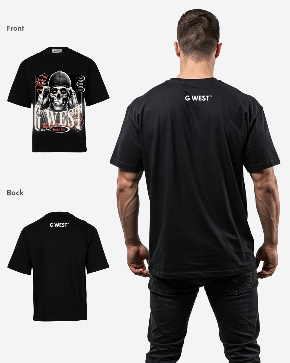 G - WEST INVINCIBLE OVERSIZED TEE GWROJMT100 - G West