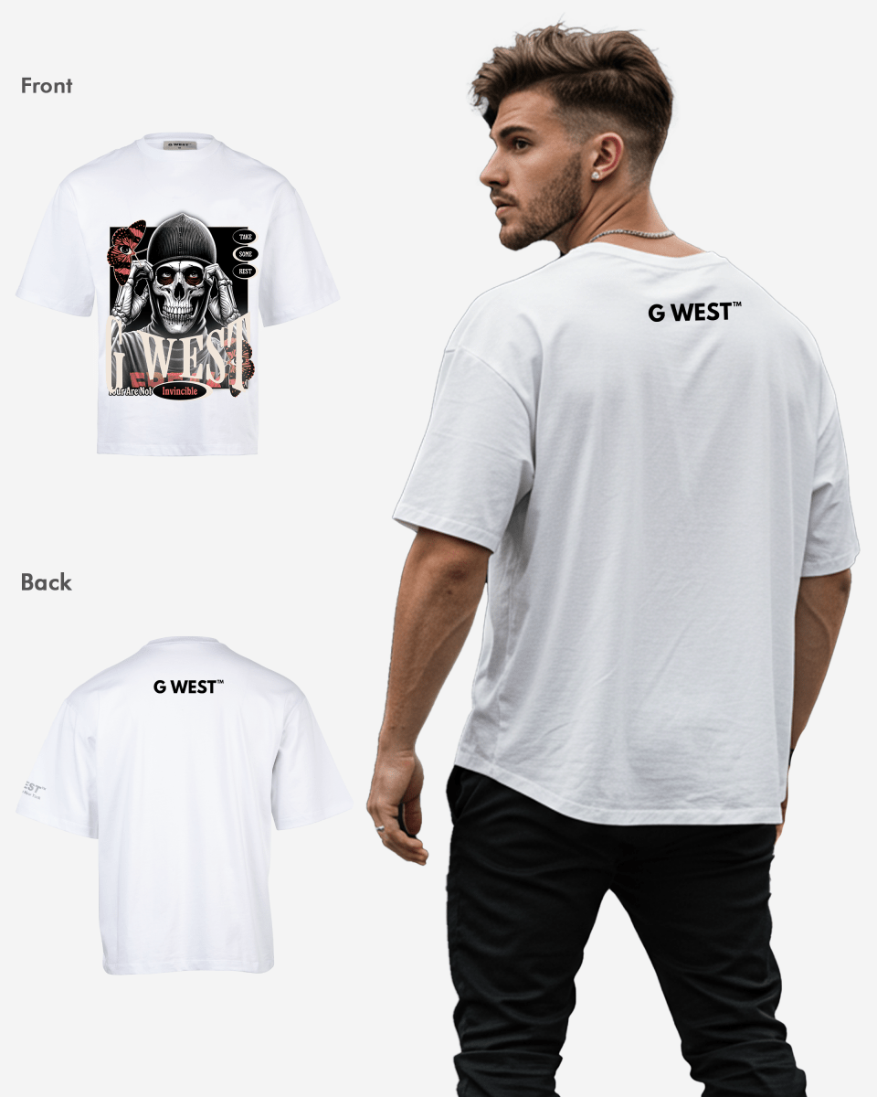 G - WEST INVINCIBLE OVERSIZED TEE GWROJMT100 - G West