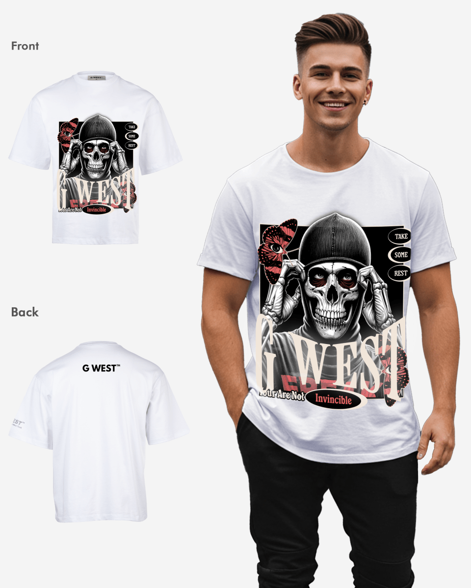 G - WEST INVINCIBLE OVERSIZED TEE GWROJMT100 - G West