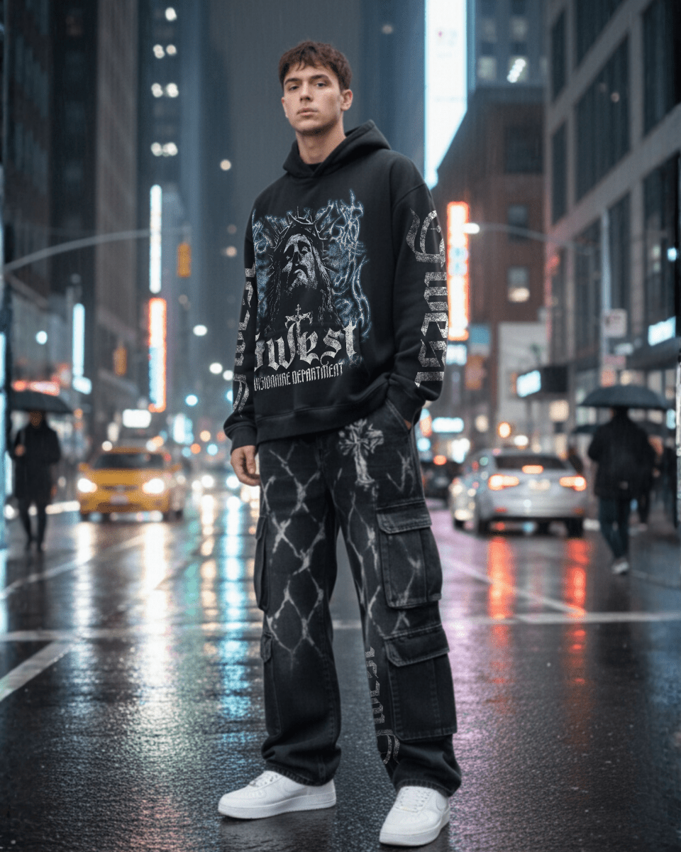 G West Jesus Complicated Men's Hoodie - G West