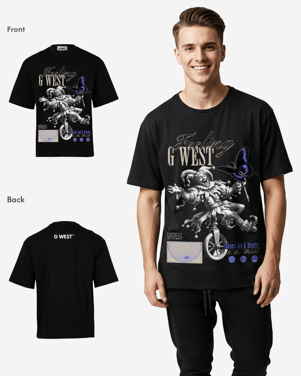 G - WEST JOY OVERSIZED TEE GWROJMT181 - G West