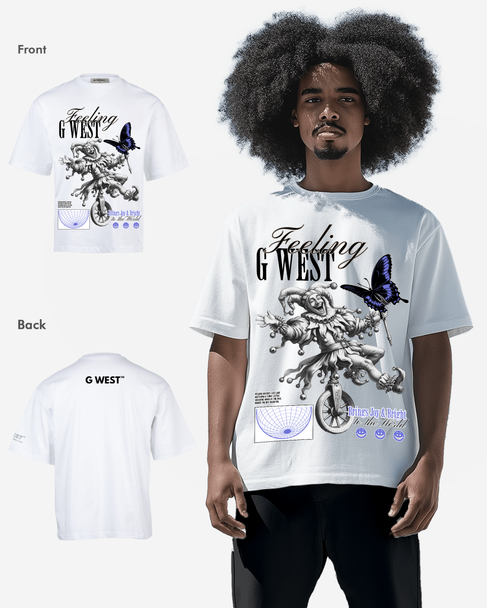 G - WEST JOY OVERSIZED TEE GWROJMT181 - G West