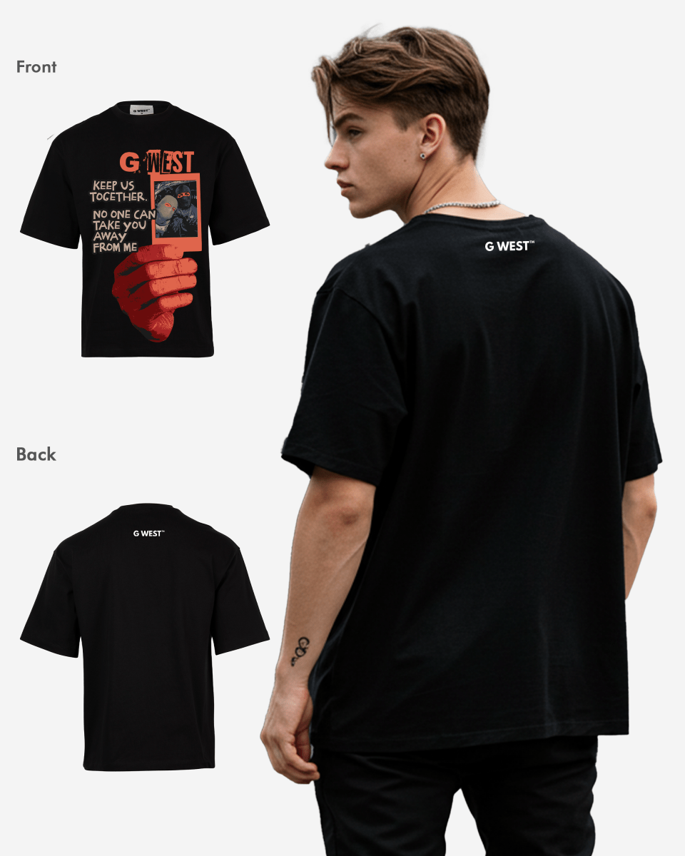 G - WEST KEEP VS TOGETHER OVERSIZED TEE GWROJMT97 - G West