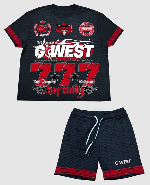 G West Kids 777 Mesh Tee Set - G West