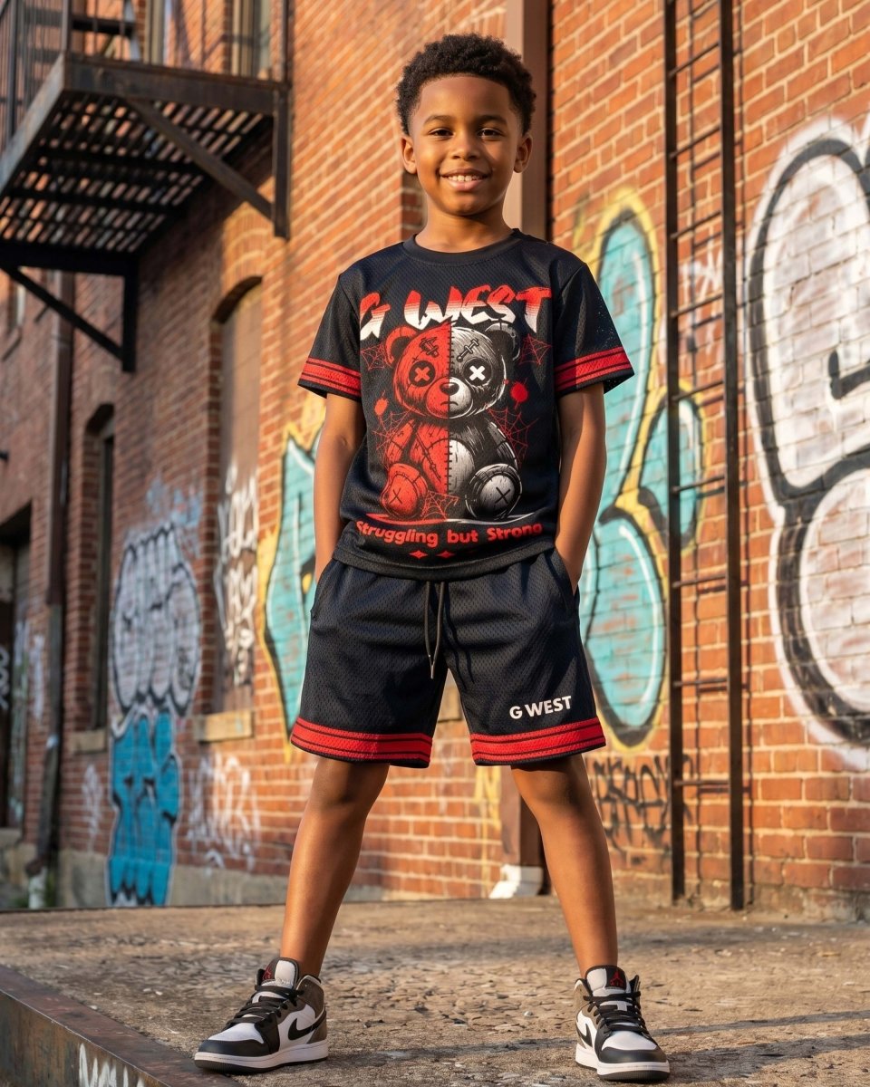 G West Kids Despair Mesh Tee Set - G West