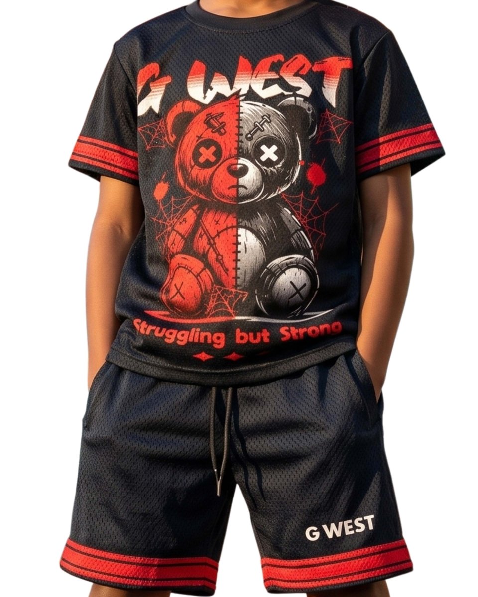 G West Kids Despair Mesh Tee Set - G West