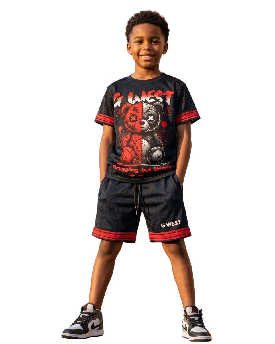 G West Kids Despair Mesh Tee Set - G West