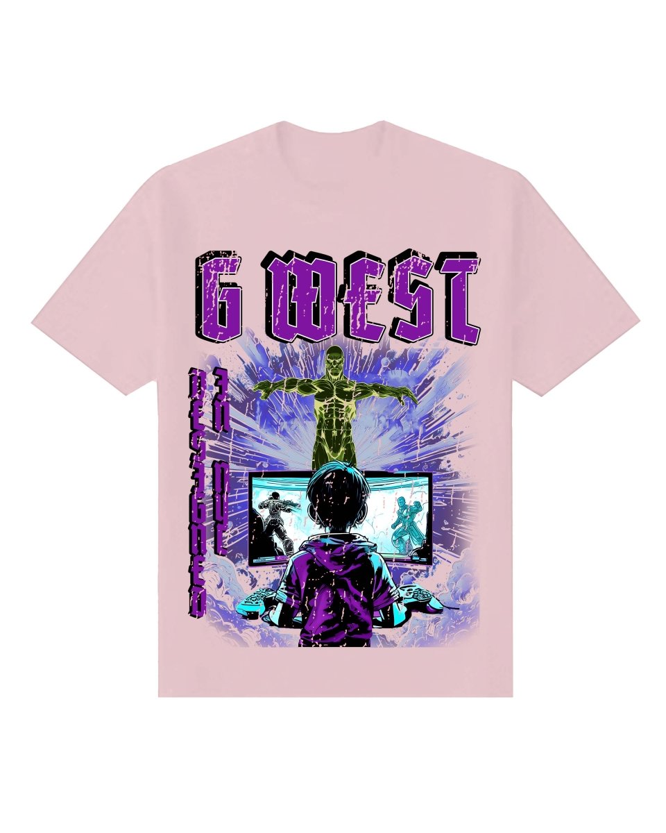 G West Kids Game Of G Purple T-Shirt Mens - G West
