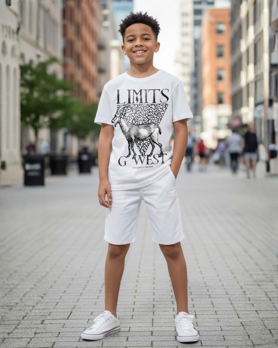 G West Kids Greatest Of All Time White Tee - Dtpbasty9039 - G West