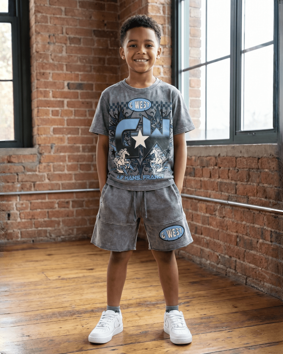 G WEST KIDS LE MANS FRANCE SET - G West