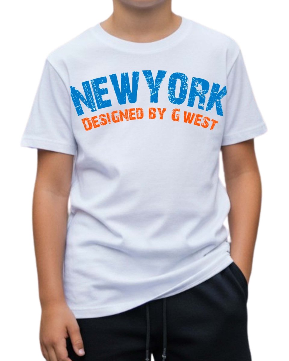 G West Kids New York Arch Logo T-Shirt - G West
