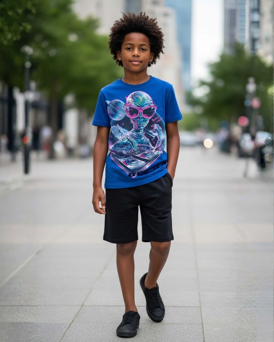 G West Kids Techno Dj Tshirt Mens - G West