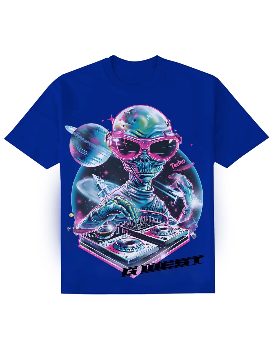 G West Kids Techno Dj Tshirt Mens - G West