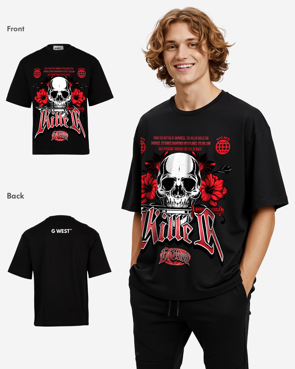G - WEST KILLER OVEERSIZED TEE GWROJMT170 - G West