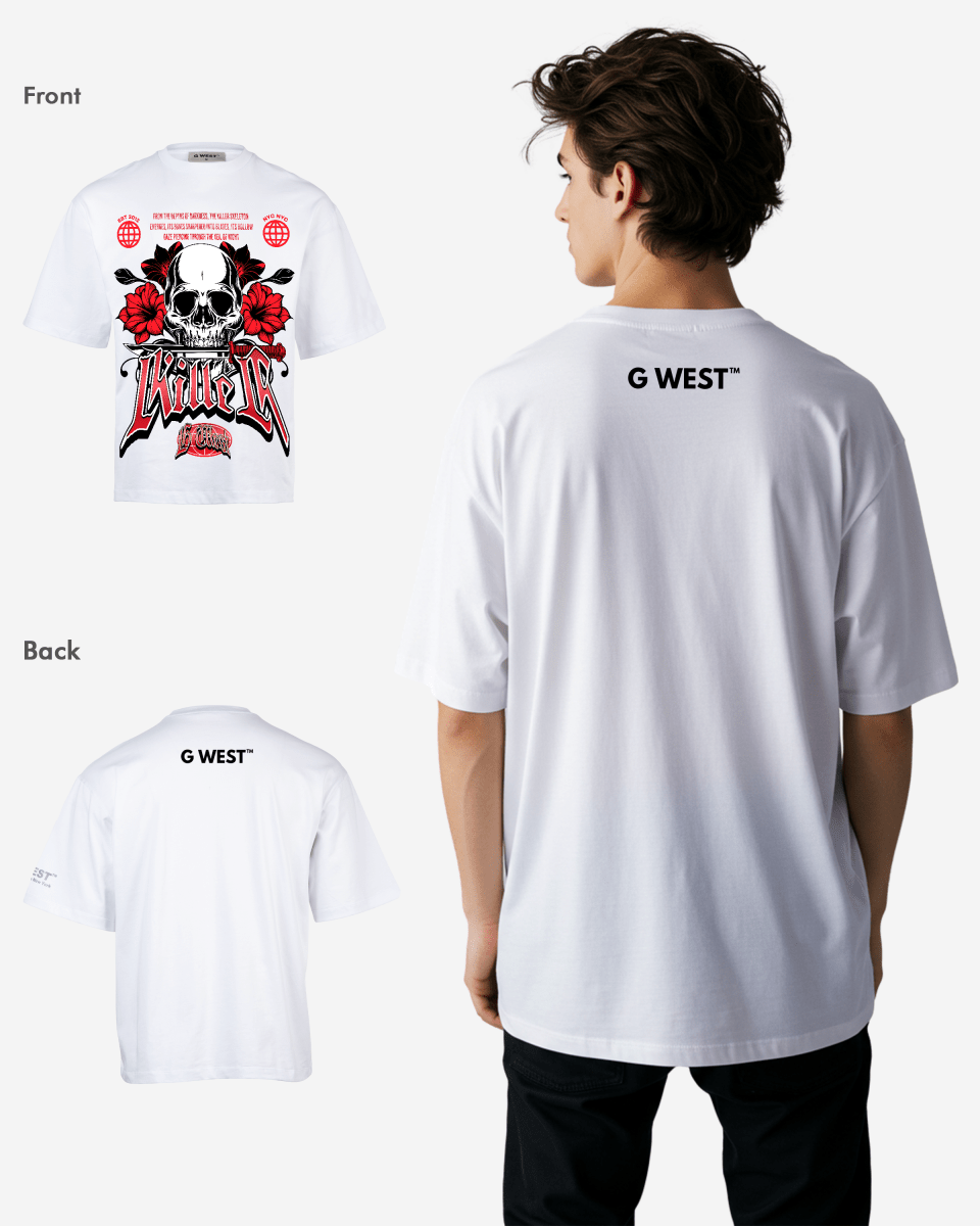 G - WEST KILLER OVEERSIZED TEE GWROJMT170 - G West