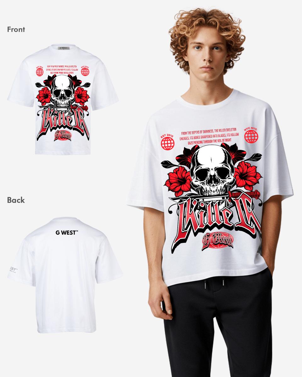 G - WEST KILLER OVEERSIZED TEE GWROJMT170 - G West