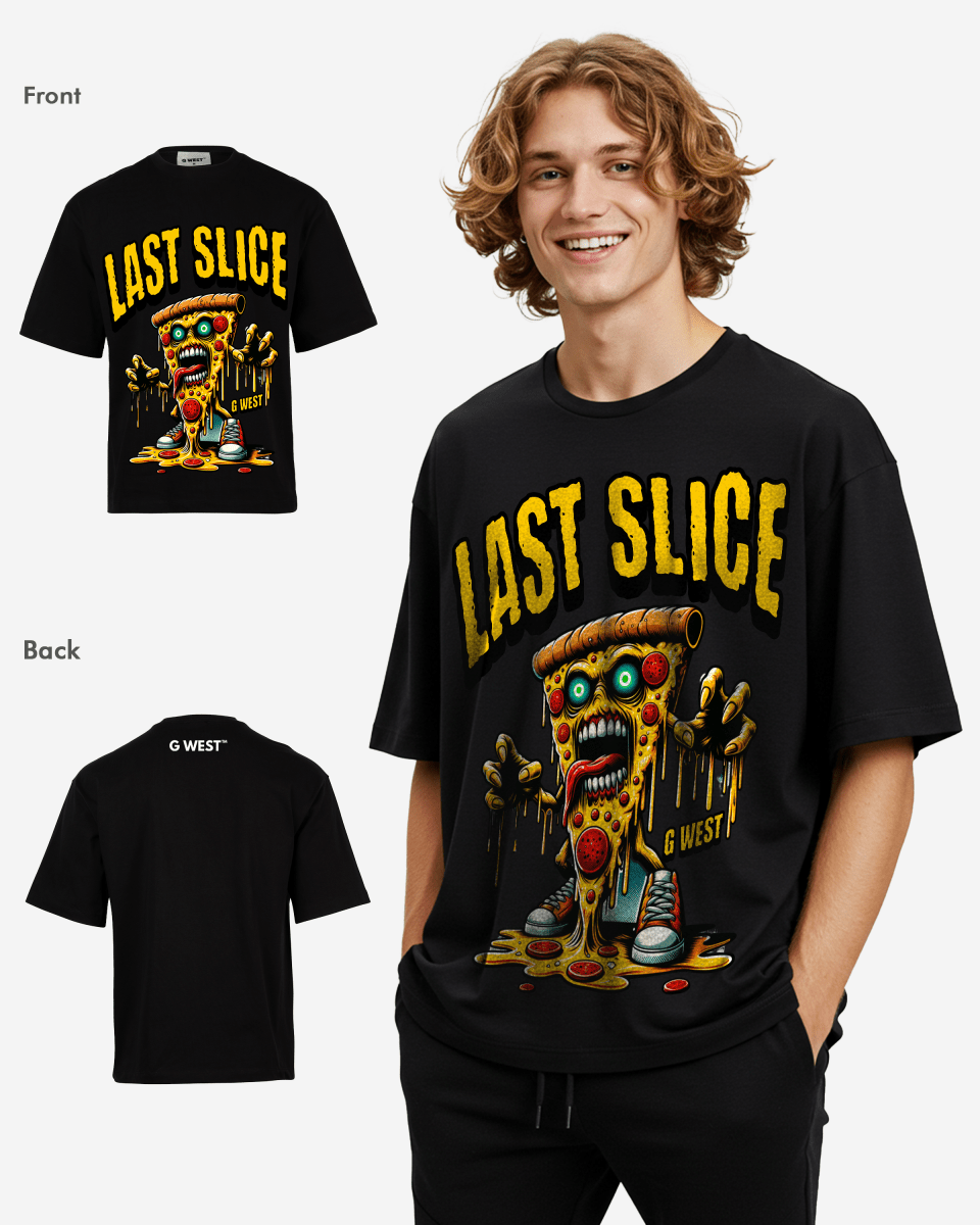 G - WEST LAST SLICE OVERSIZED TEE GWROJMT85 - G West