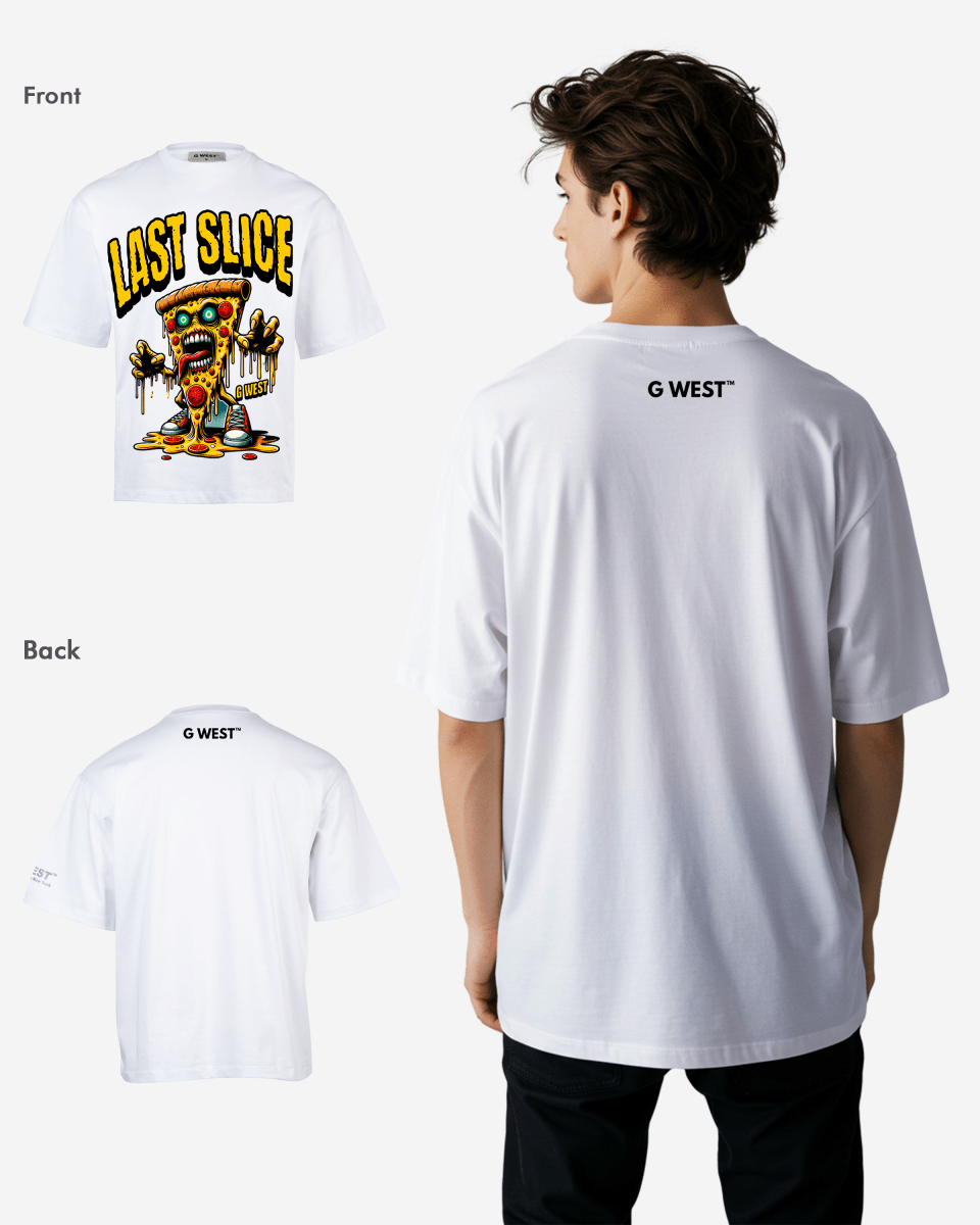 G - WEST LAST SLICE OVERSIZED TEE GWROJMT85 - G West