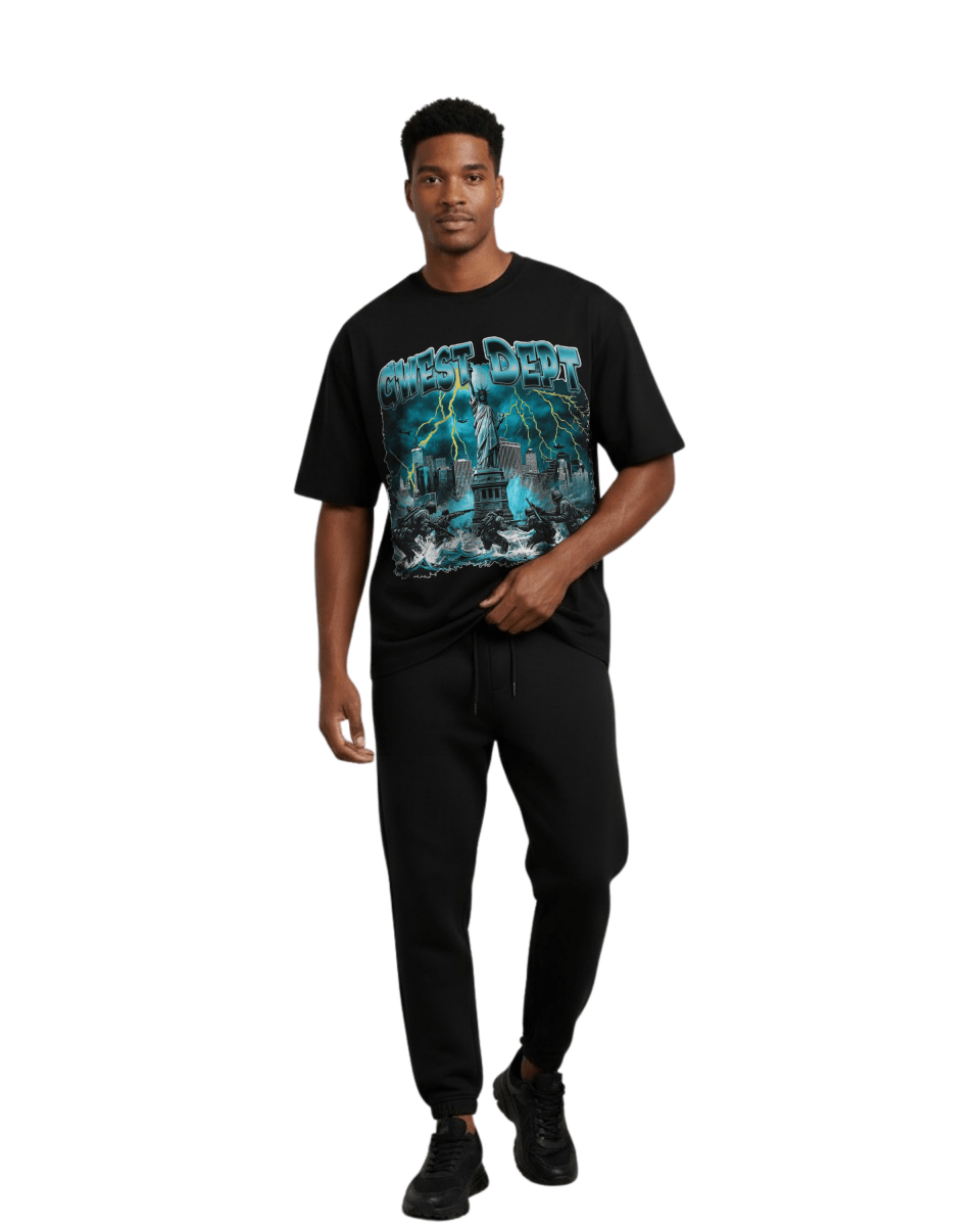 G West Liberty Storm Oversized Men's T-Shirt - G West