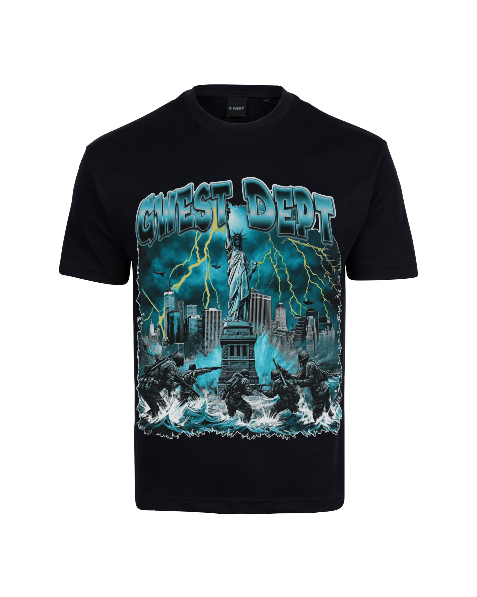 G West Liberty Storm Oversized Men's T-Shirt - G West