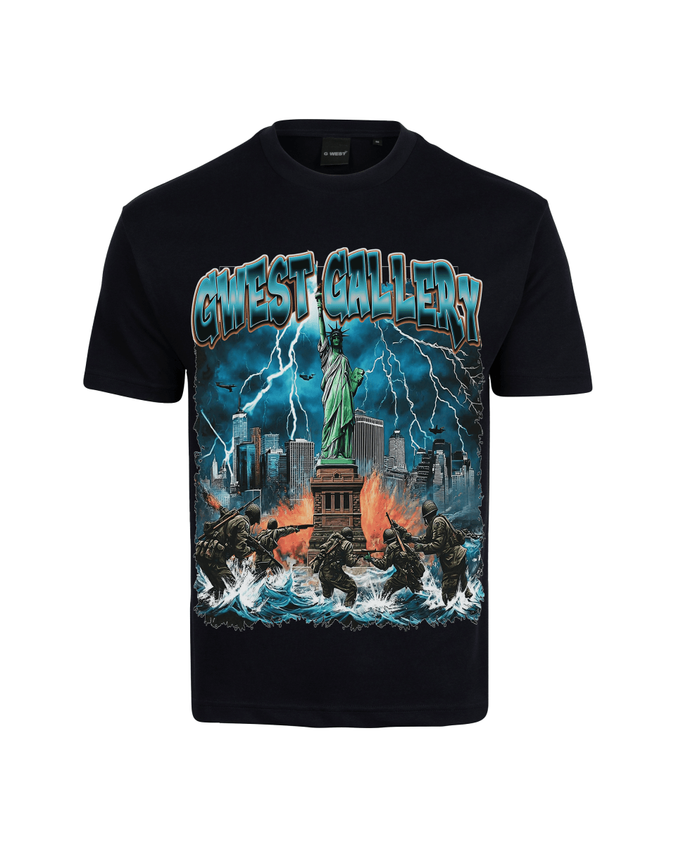 G West Liberty Storm Oversized Men's T-Shirt - G West