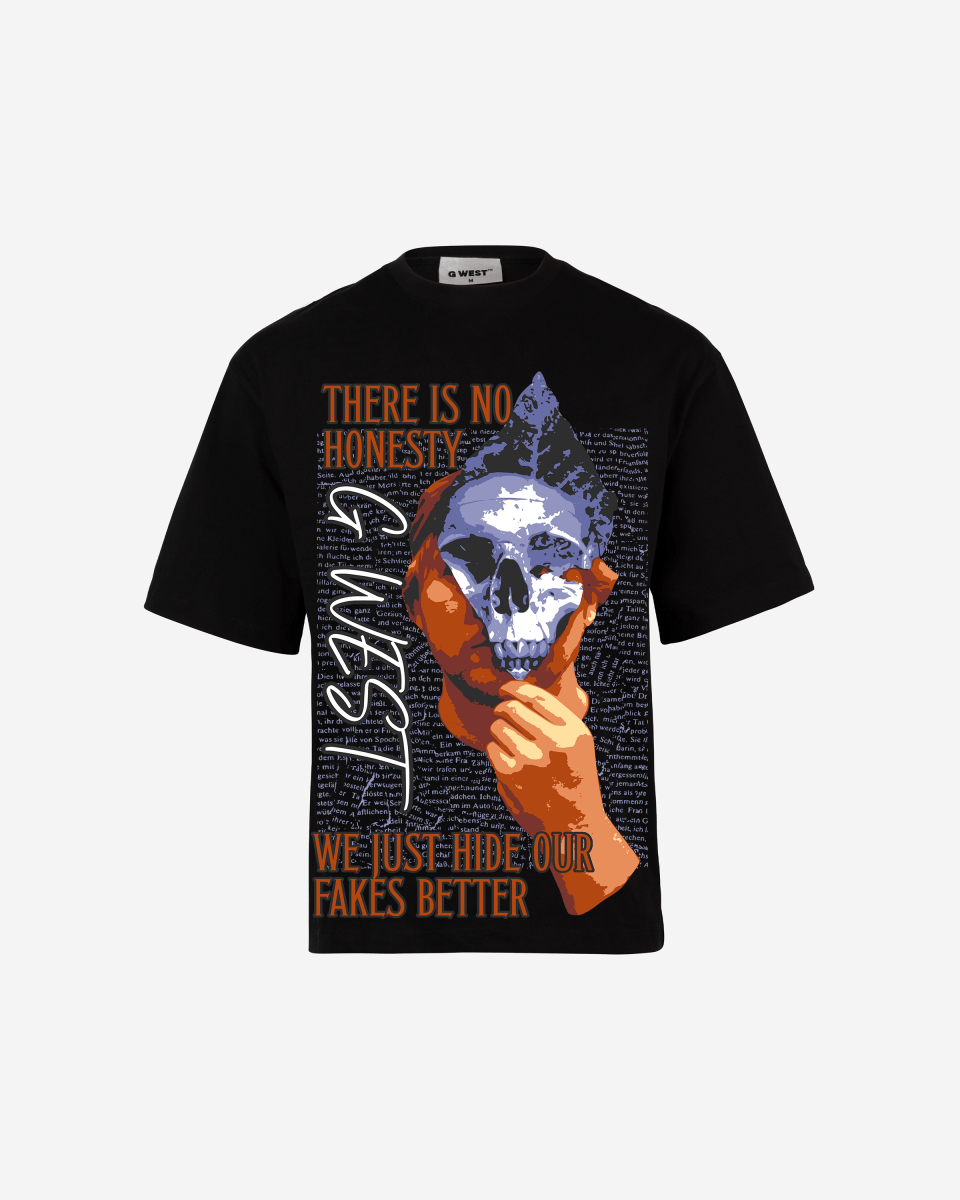 G - WEST Living in the shadows Oversized Tee GWROJMT30 - G West