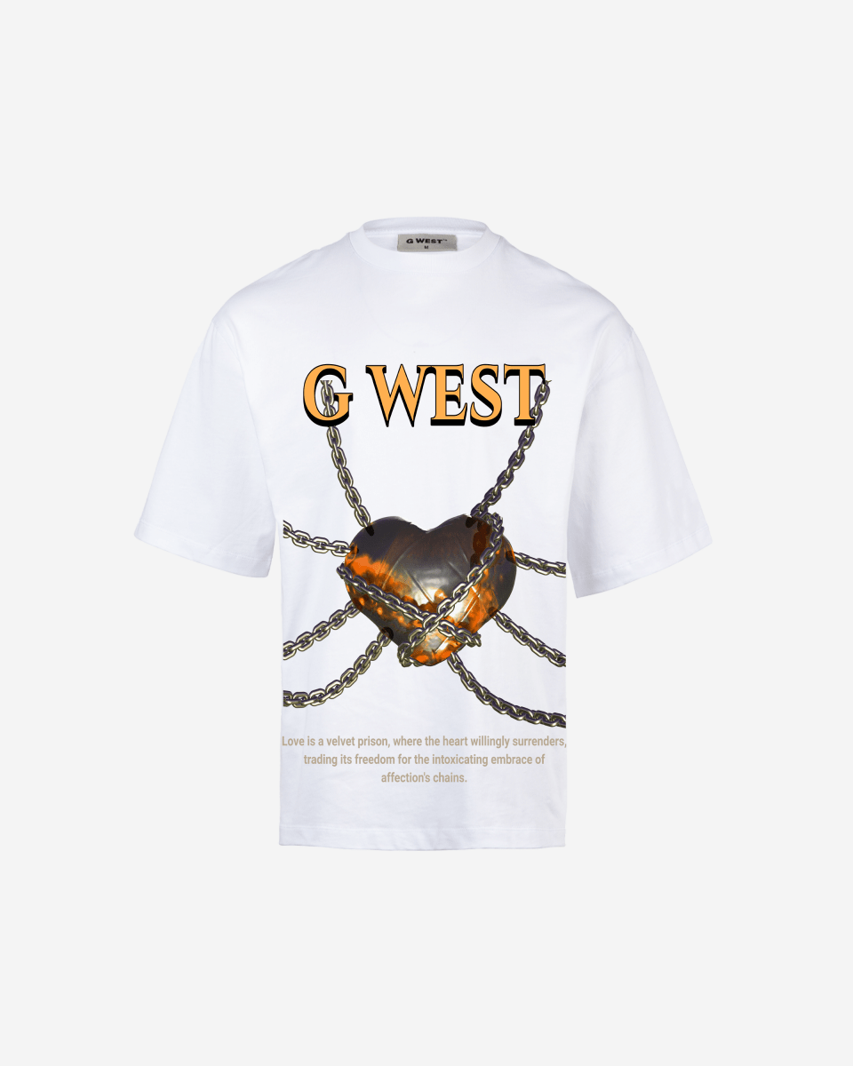 G - WEST Locked in Love Oversized Tee GWROJMT13 - G West