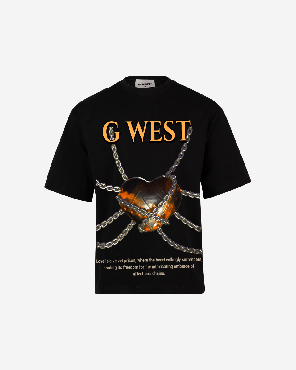 G - WEST Locked in Love Oversized Tee GWROJMT13 - G West