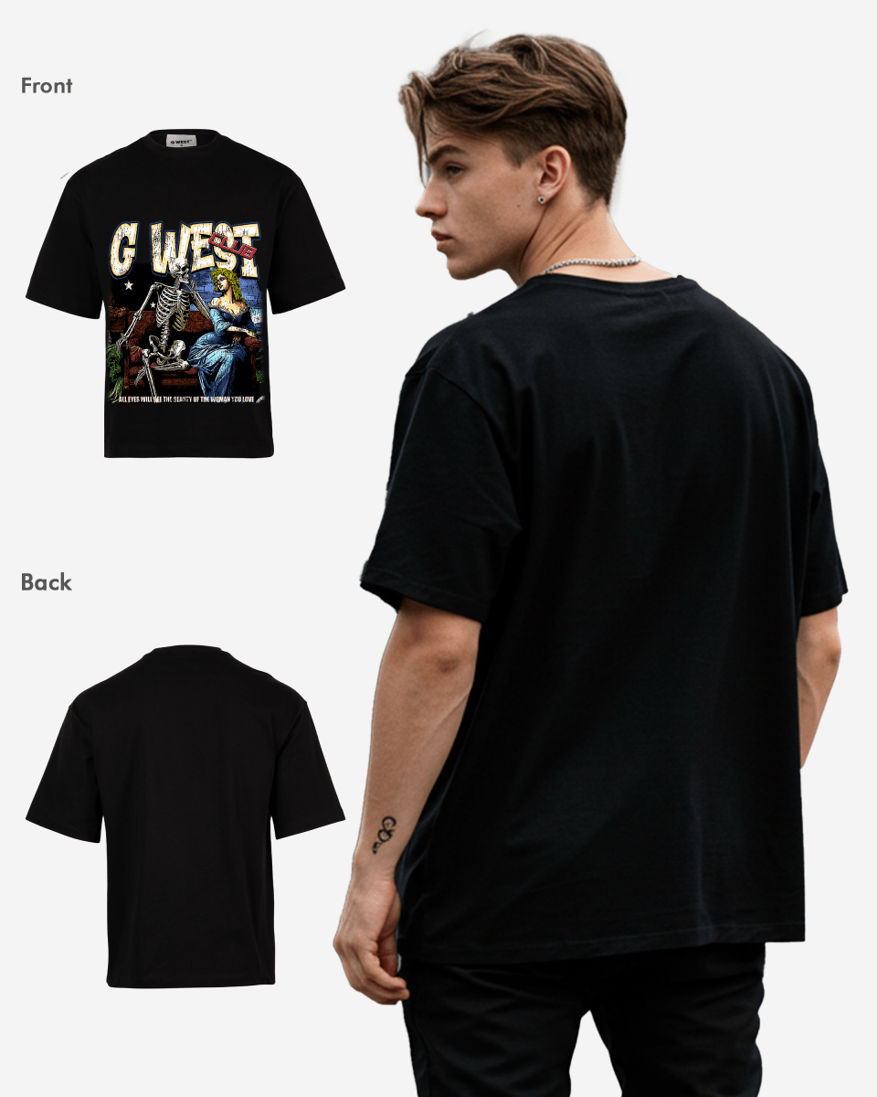 G West Love Beyond Life Oversized Tee - G West