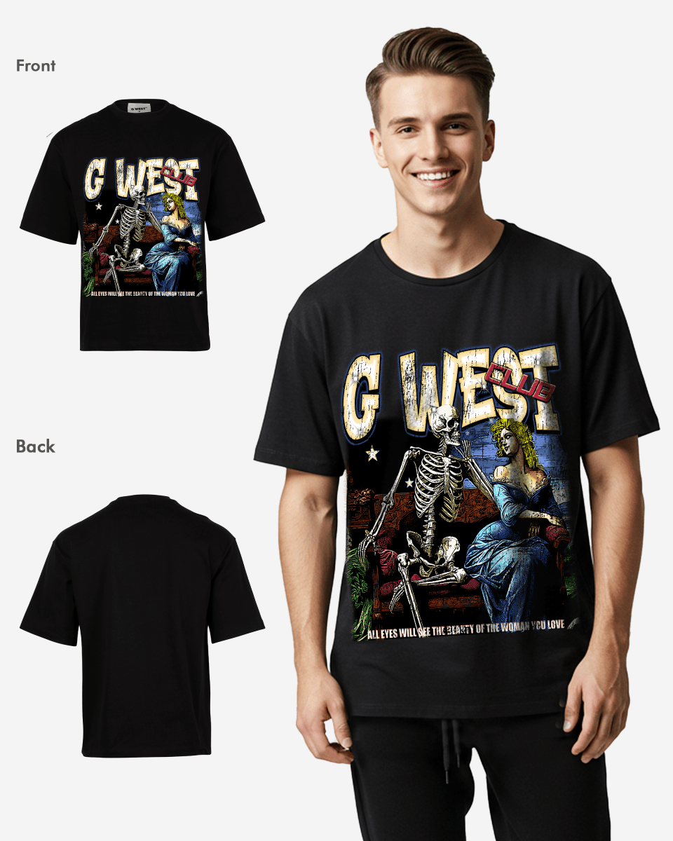 G West Love Beyond Life Oversized Tee - G West
