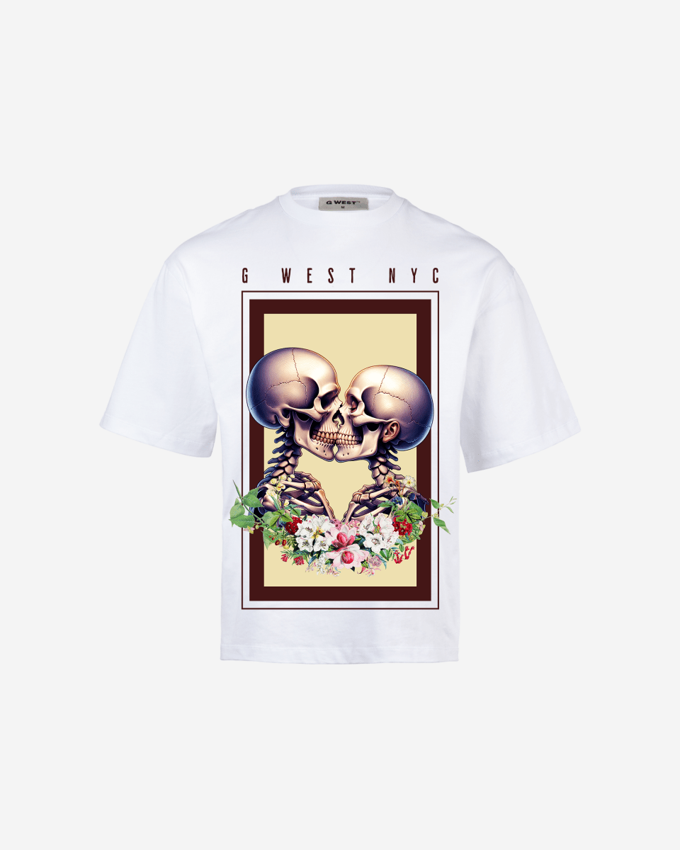 G - WEST LOVE BEYOND THE GRAVE OVERSIZED TEE GWROJMT188 - G West