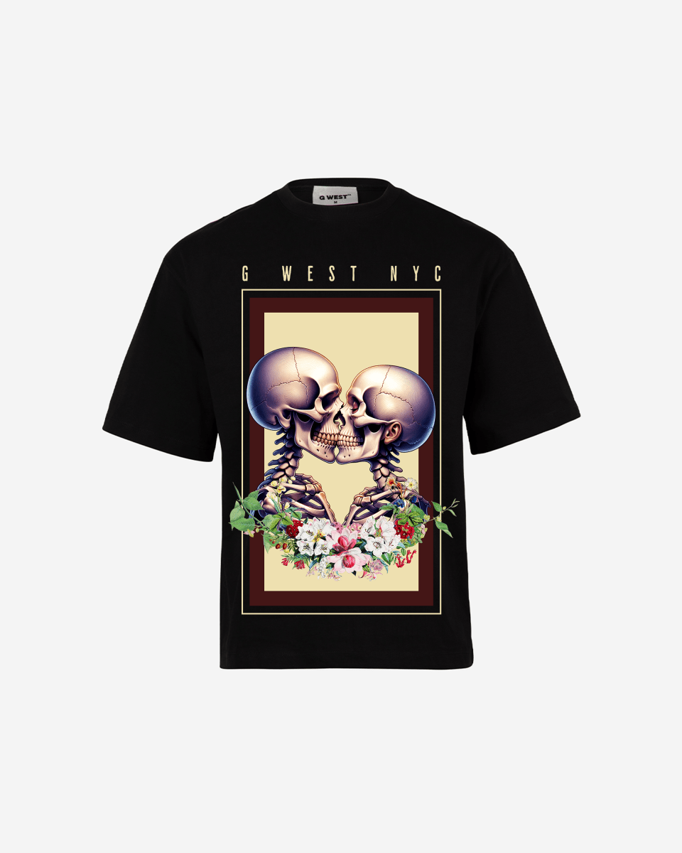 G - WEST LOVE BEYOND THE GRAVE OVERSIZED TEE GWROJMT188 - G West