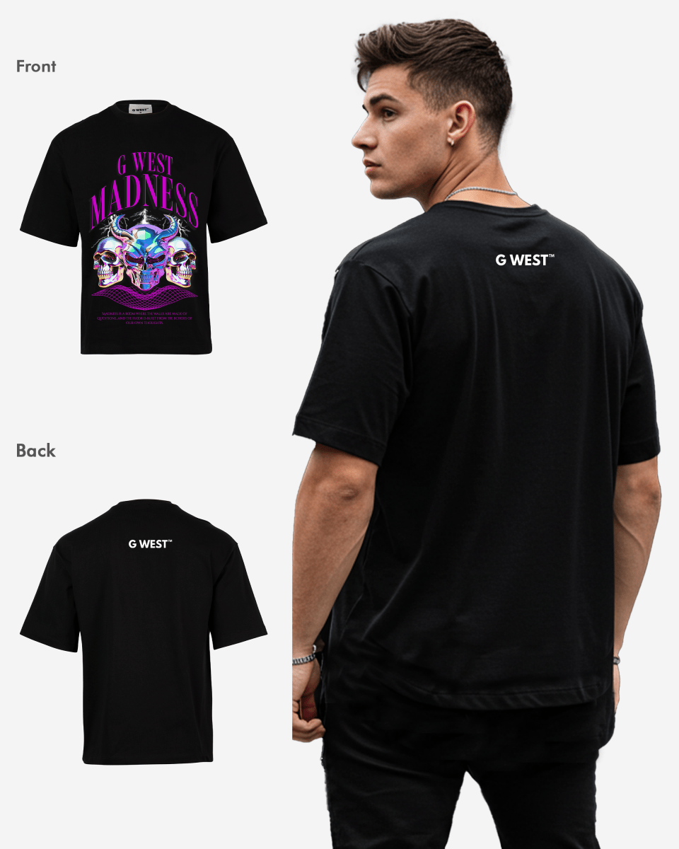 G - WEST Madness Oversized Tee GWROJMT16 - G West