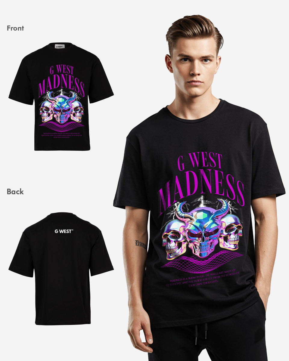 G - WEST Madness Oversized Tee GWROJMT16 - G West