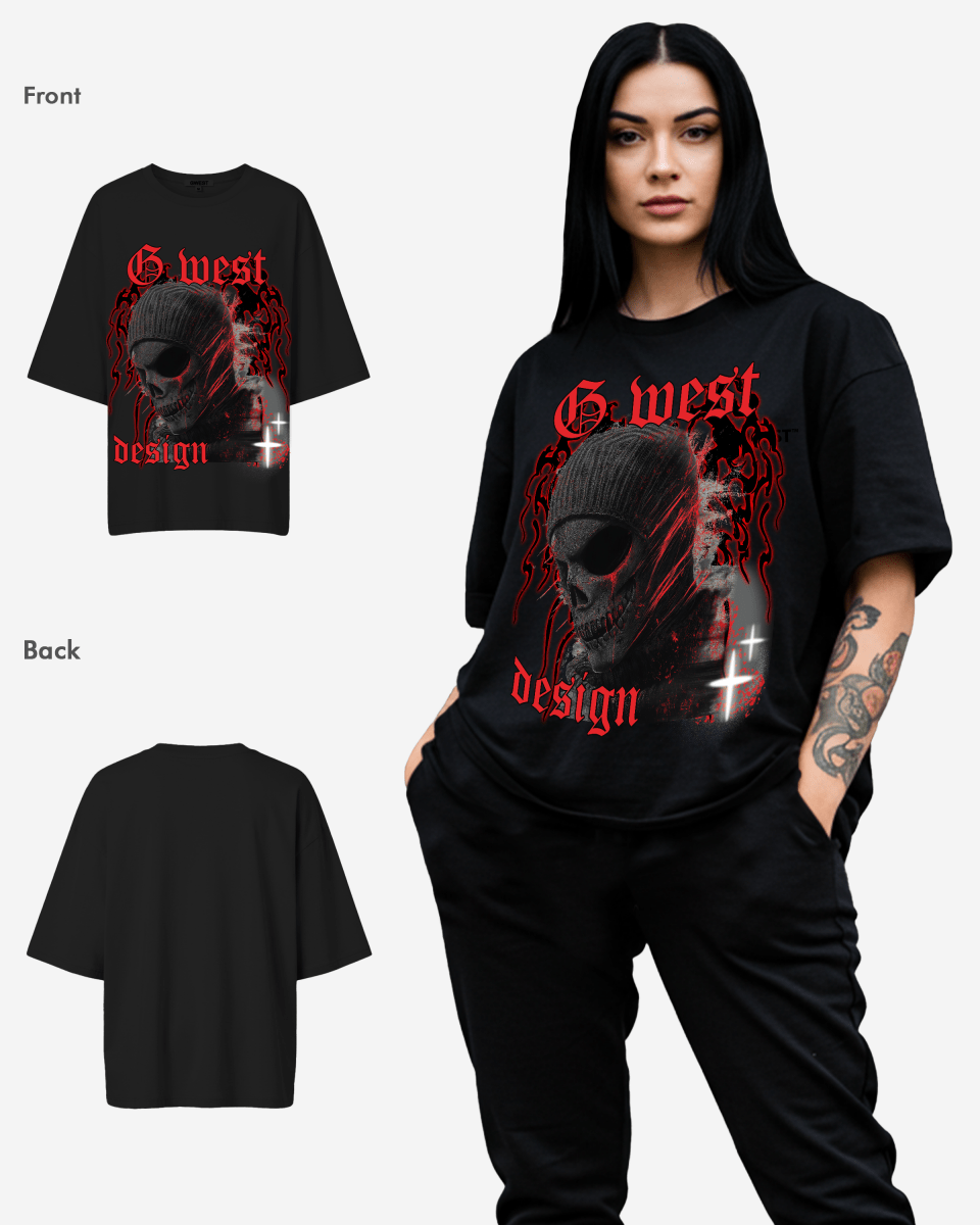 G WEST MASK 3.0 Oversized Tee - Women - G West