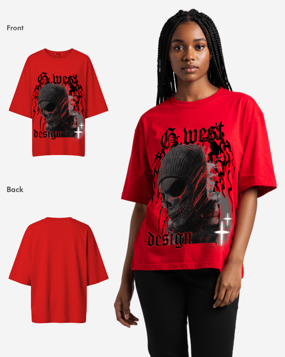 G WEST MASK 3.0 Oversized Tee - Women - G West