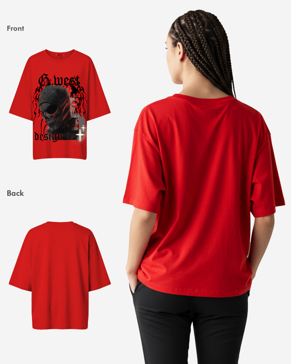 G WEST MASK 3.0 Oversized Tee - Women - G West
