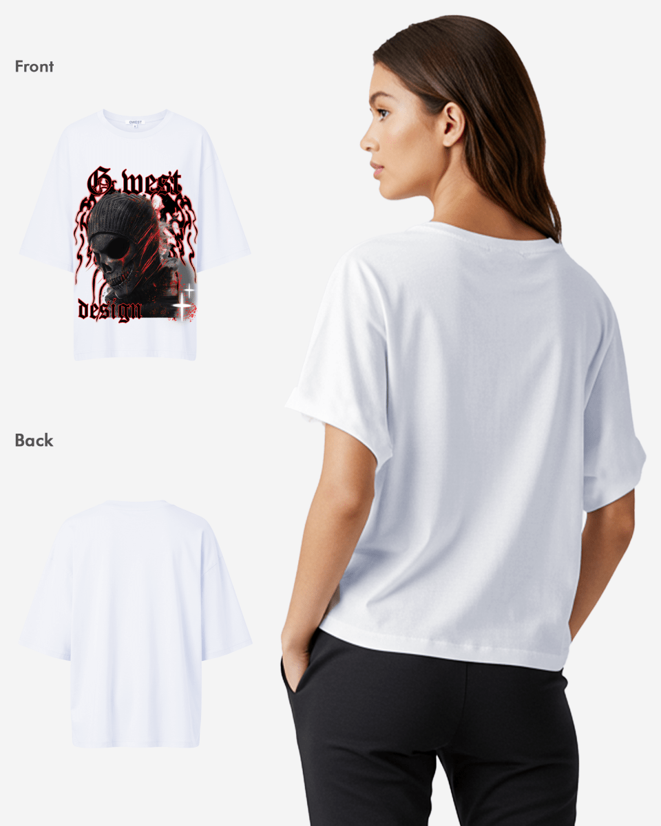 G WEST MASK 3.0 Oversized Tee - Women - G West