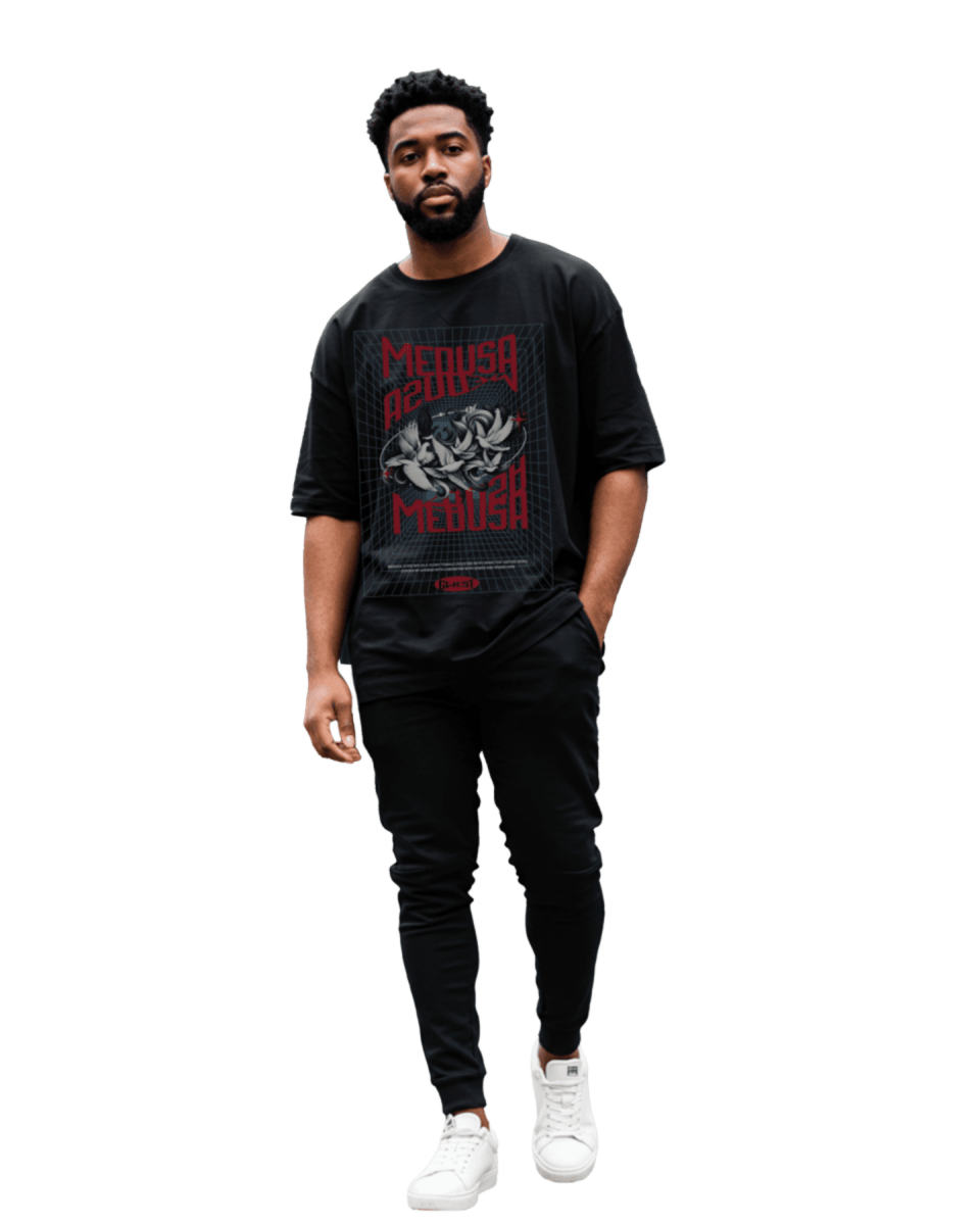 G West Medusa Oversized Men's T-Shirt - G West