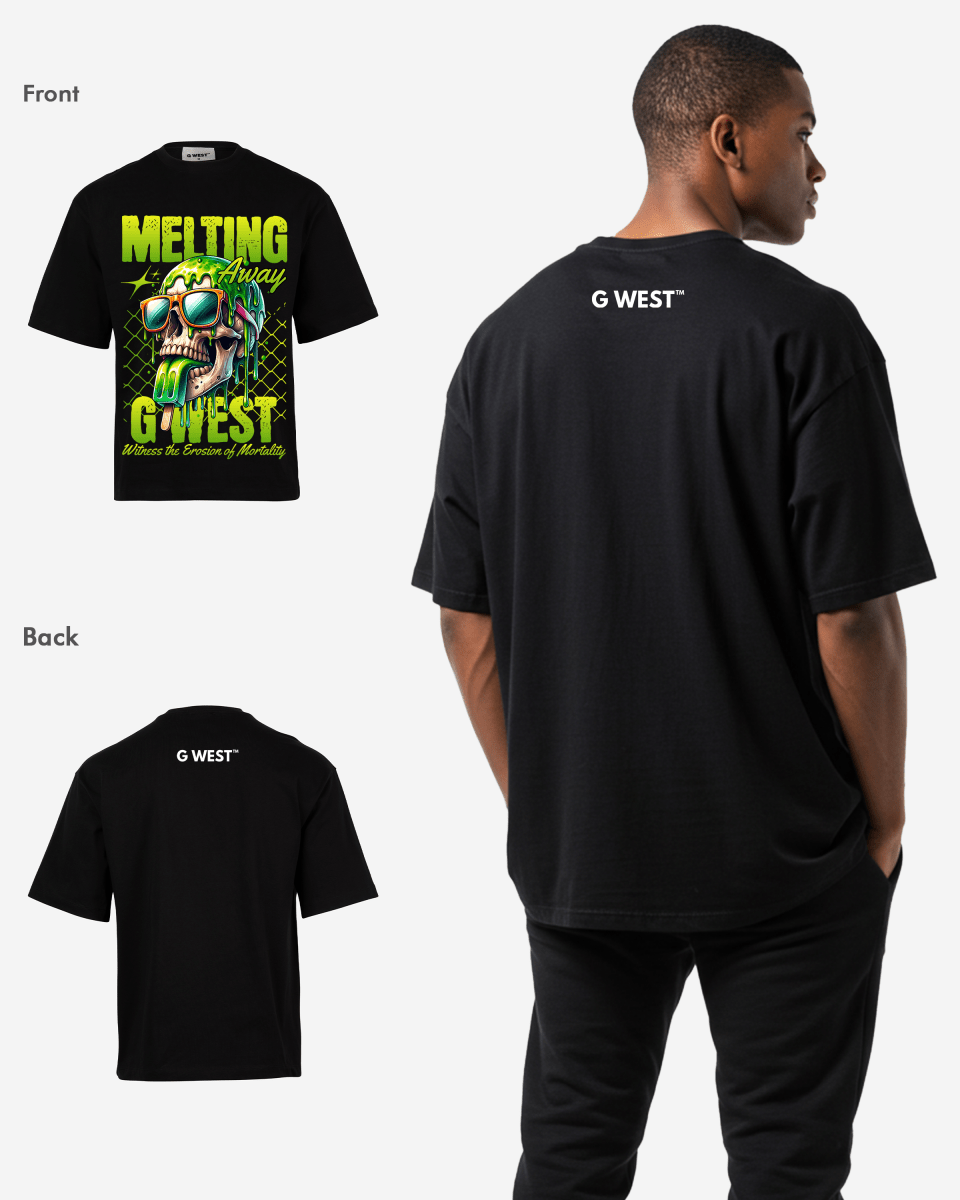 G - WEST MELTING AWAY OVERSIZED TEE GWROJMT171 - G West