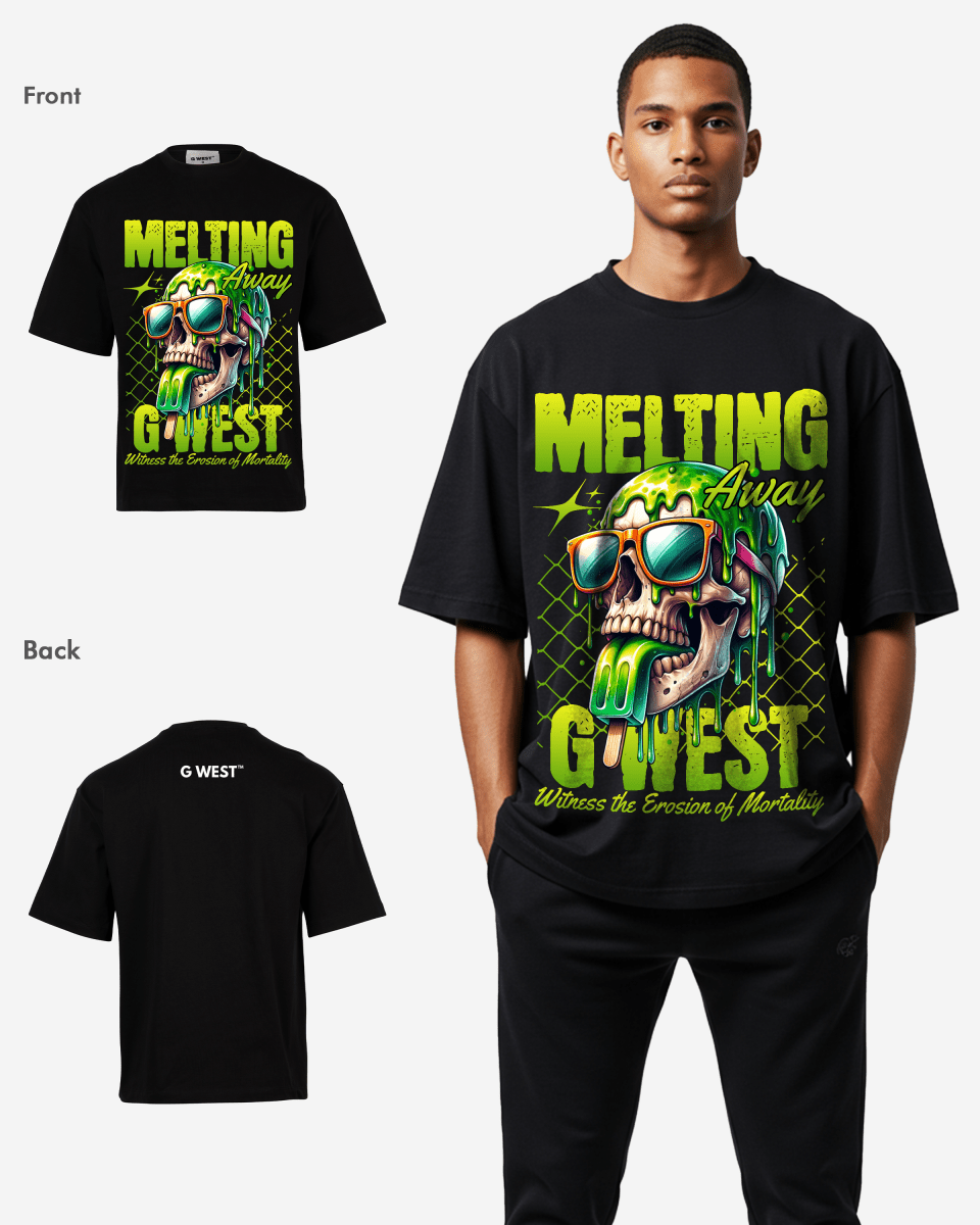 G - WEST MELTING AWAY OVERSIZED TEE GWROJMT171 - G West