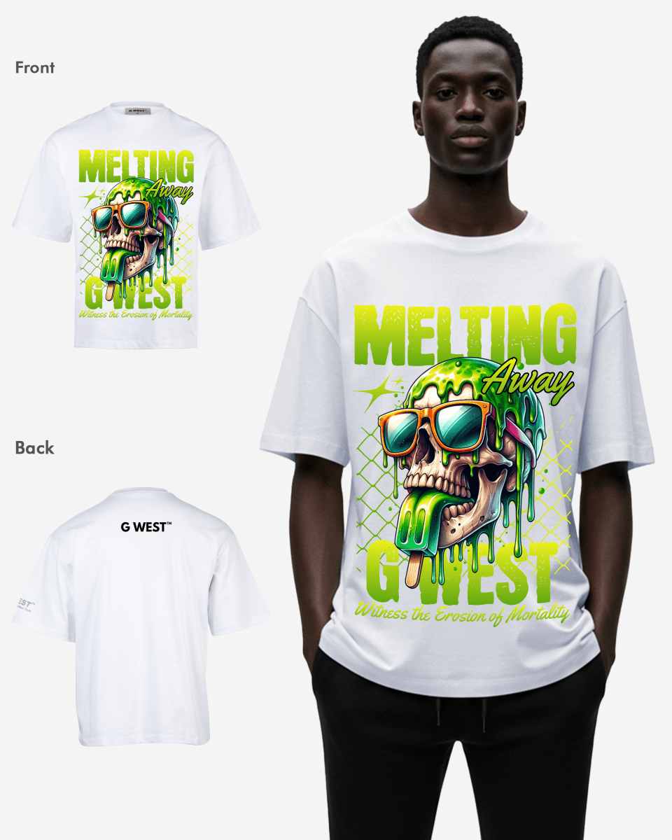 G - WEST MELTING AWAY OVERSIZED TEE GWROJMT171 - G West