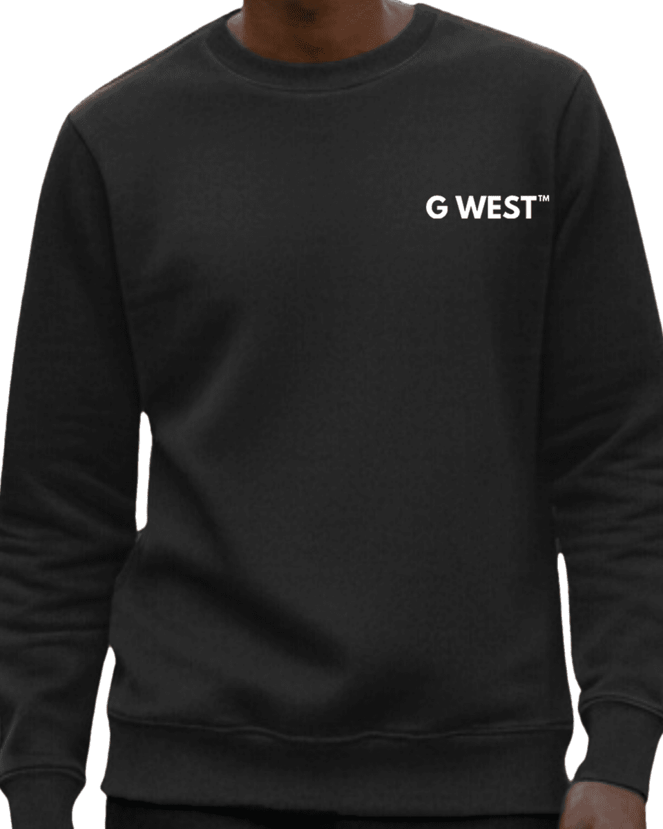 G West Men's Beer Helmet Zombie Heavy Premium Crewneck - G West