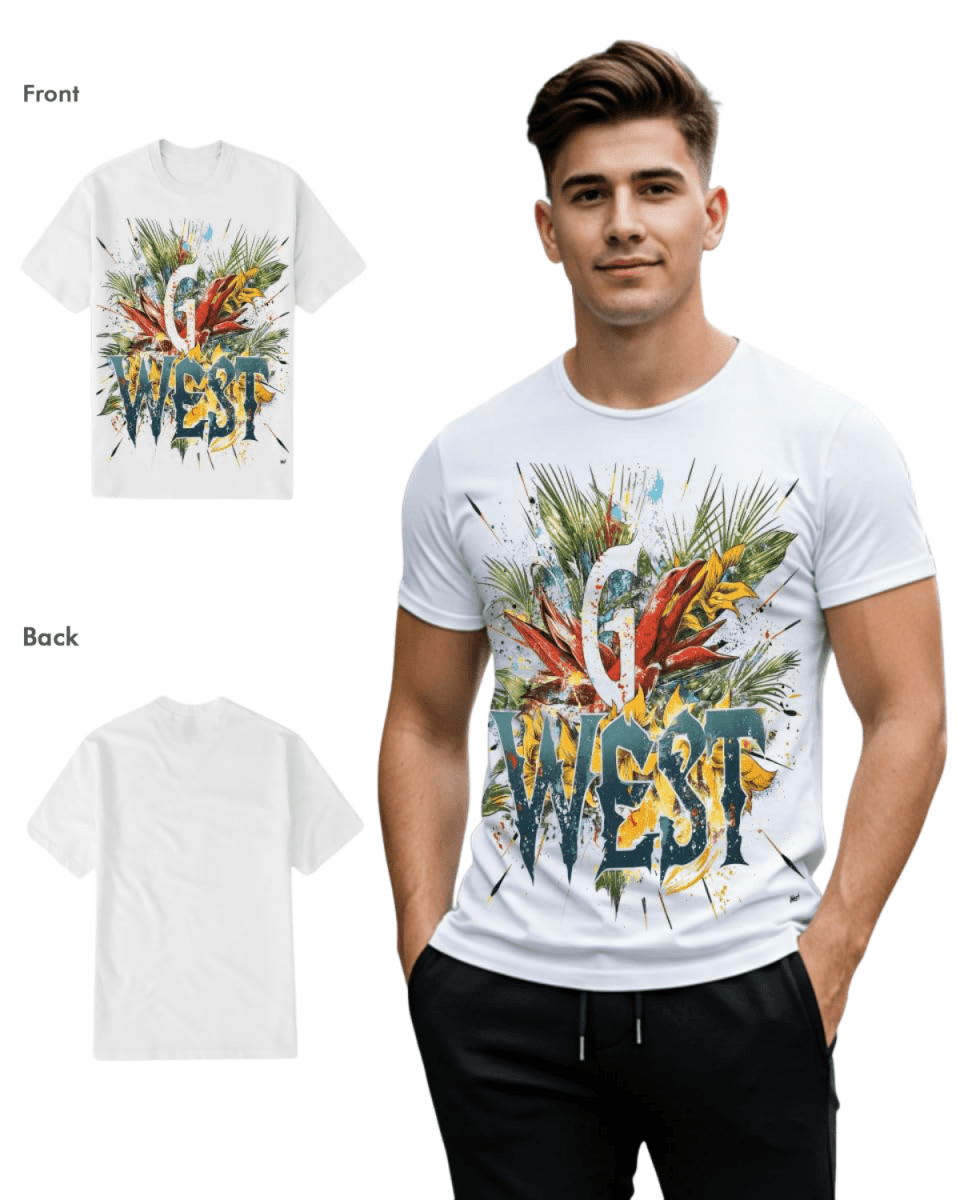 G West Mens Cali Vibes Tee - G West
