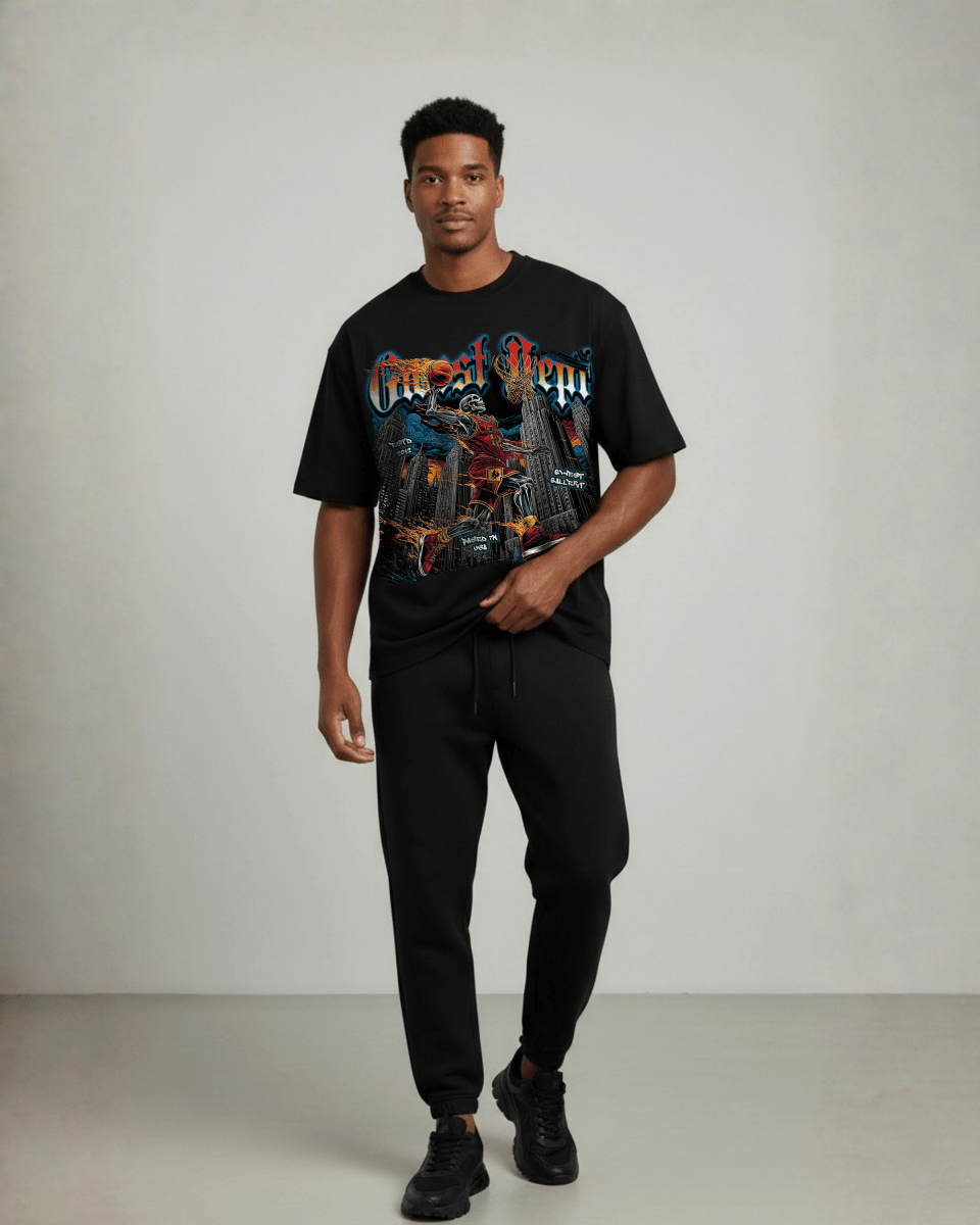 G West Men's Hellrim Oversized Men's T-Shirt - G West