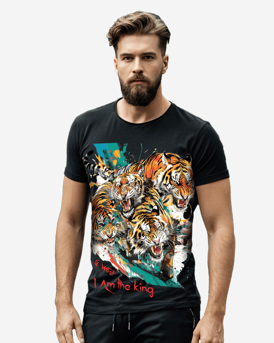 G West Mens I' Am The King Tee - G West