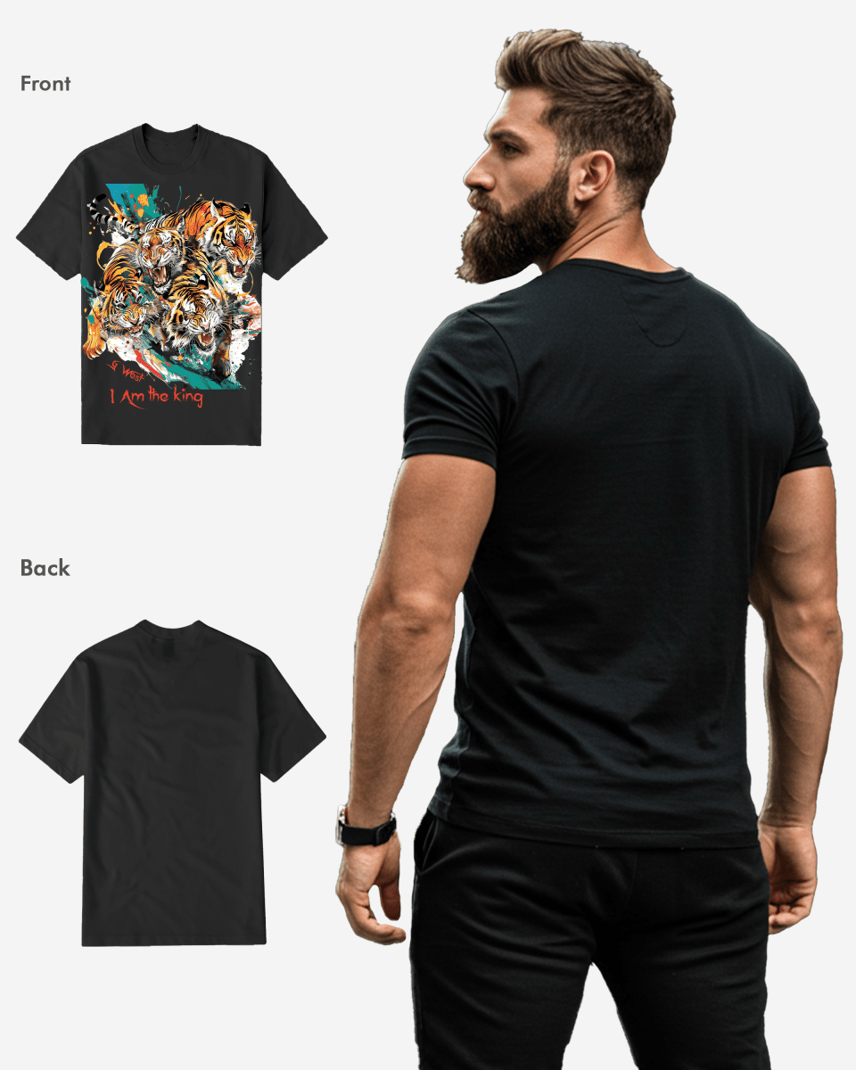 G West Mens I' Am The King Tee - G West