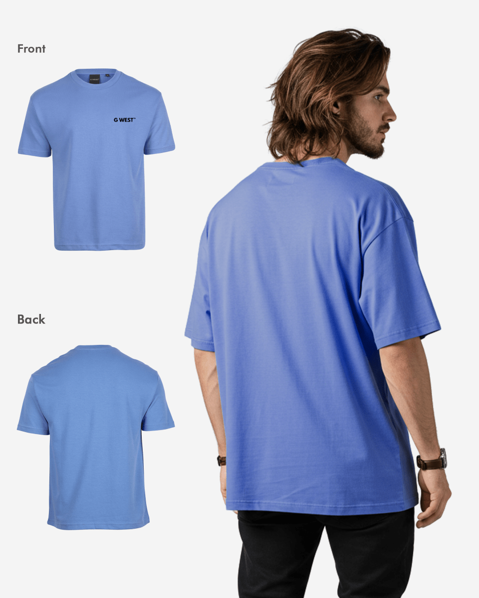 G WEST MENS LOGO KEEP DRY OVERSIZED TEE - G West