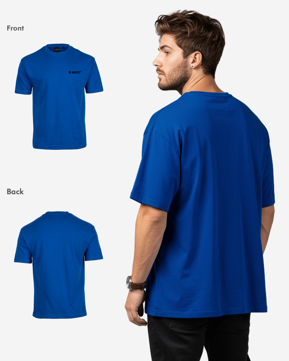 G WEST MENS LOGO KEEP DRY OVERSIZED TEE - G West