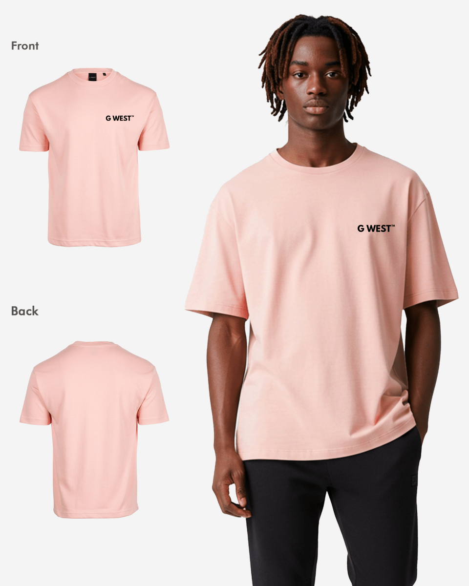 G WEST MENS LOGO KEEP DRY OVERSIZED TEE - G West